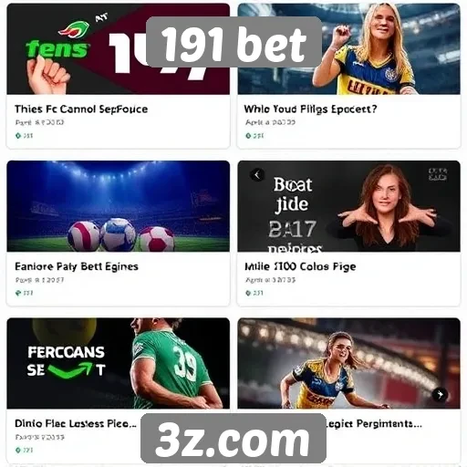 Recursos exclusivos do site 191 bet